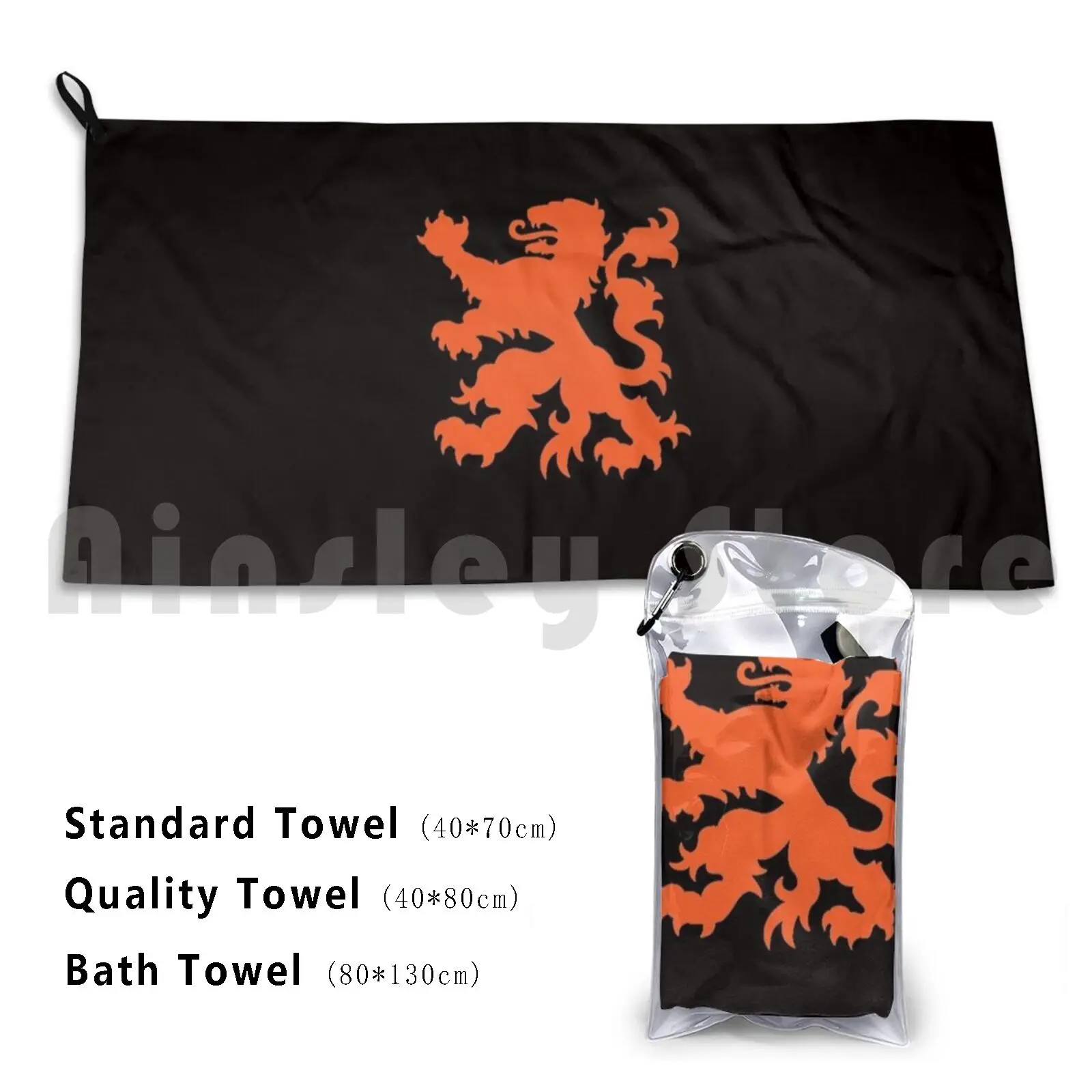Dutch Lion Nederlandse Leeuw Je Maintiendrai Bath Towel Beach Cushion Hup Holland Dutch Lion Je Maintiendrai