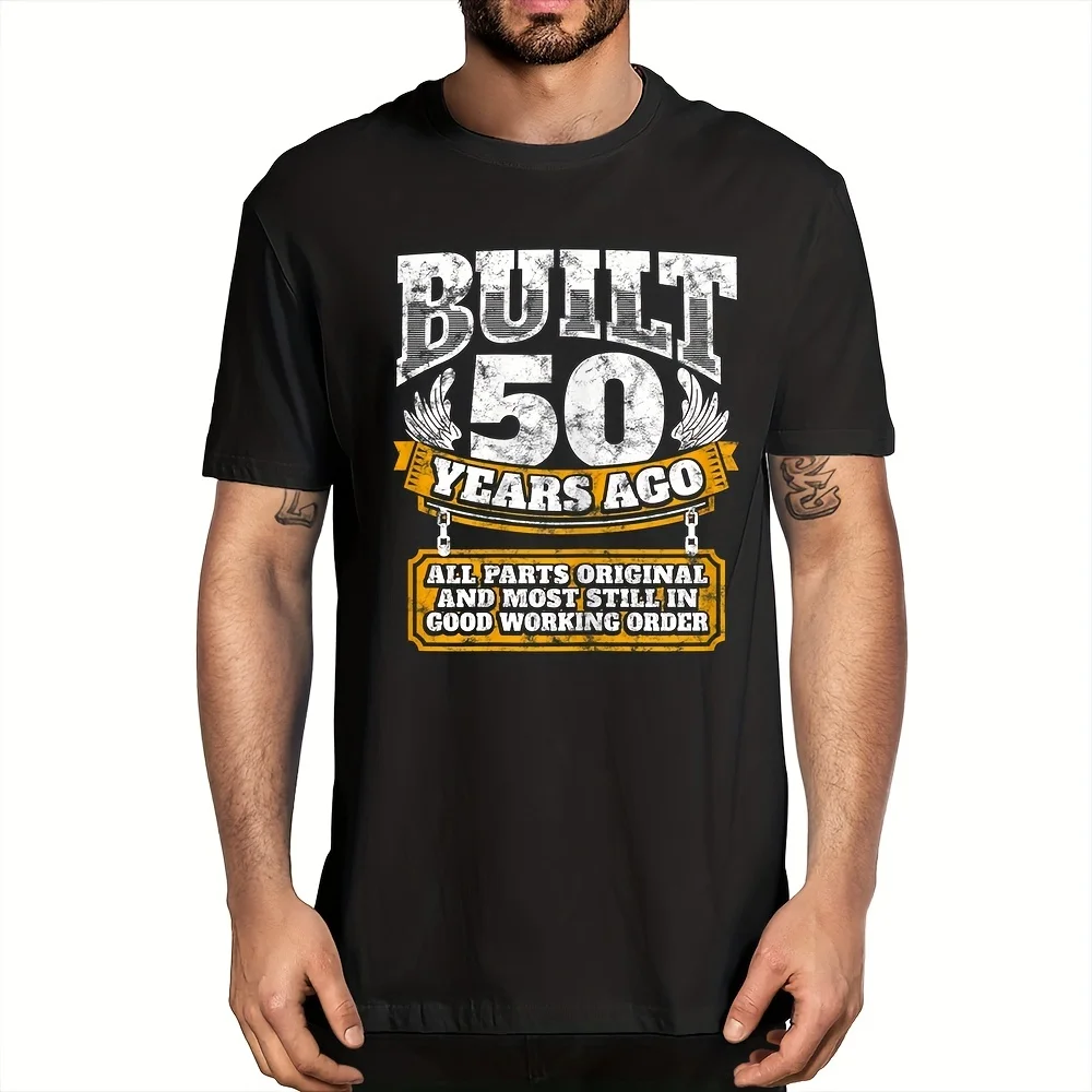 1pc Funny 50th Birthday Shirt 50 Year Joke, T-shirts, Jerseys, Hoodies, Heat Transfer Stickers, For Men