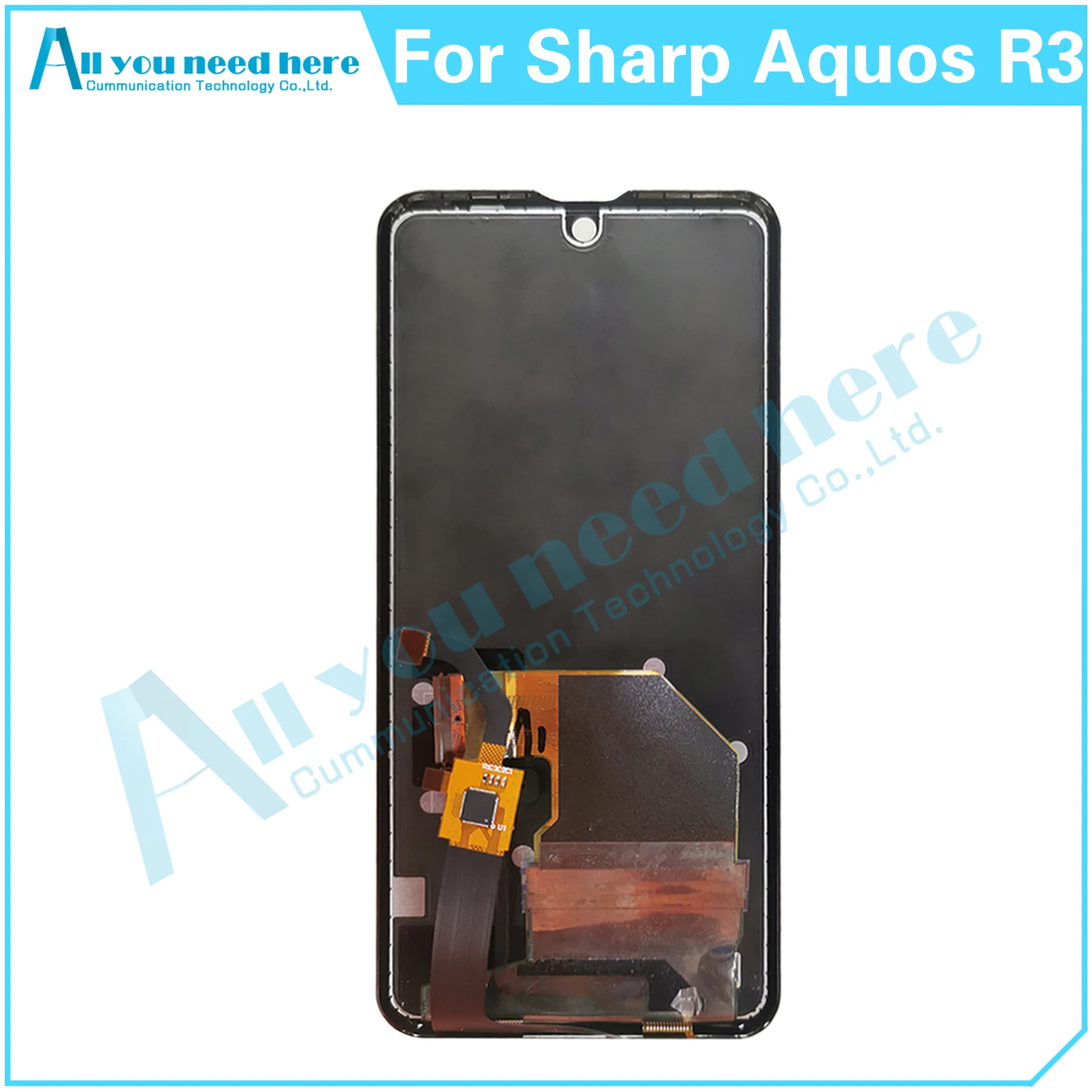 100% Test For Sharp Aquos R3 SH-04L SHV44 SHV40 808SH LCD Display Touch Screen Digitizer Assembly Repair Parts Replacement