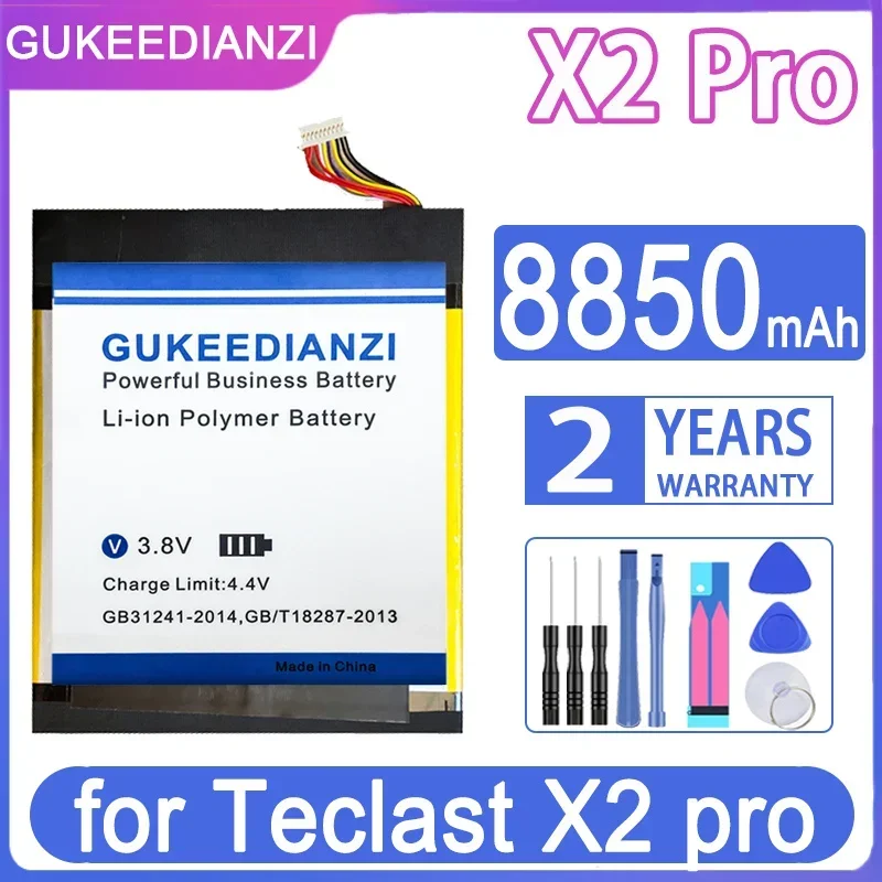 

Запасной аккумулятор GUKEEDIANZI 8850 мАч для Teclast X2 Pro