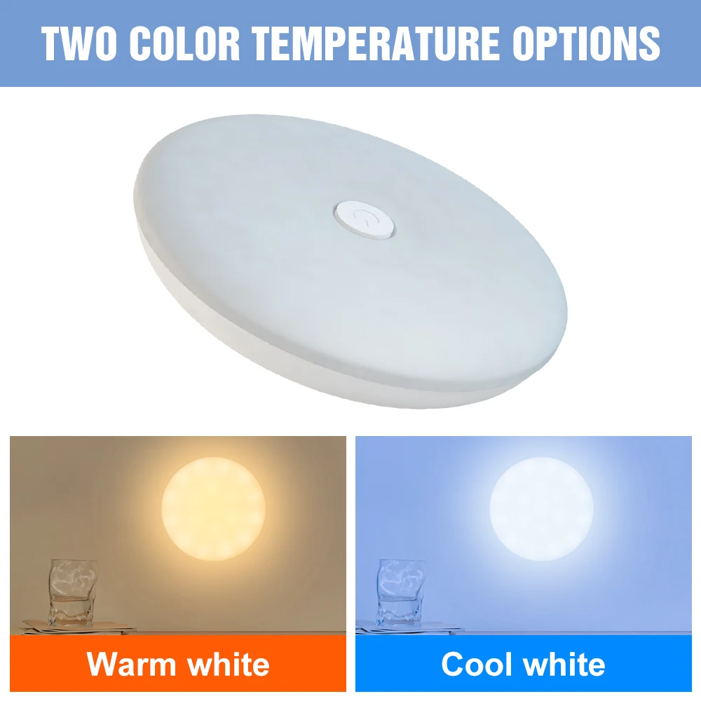 Led Night Light Room Decor Wall Lamp Bedside Led Mood Light Creative Portable Gift For Kitchen Wardrobe Corridor Remote Control