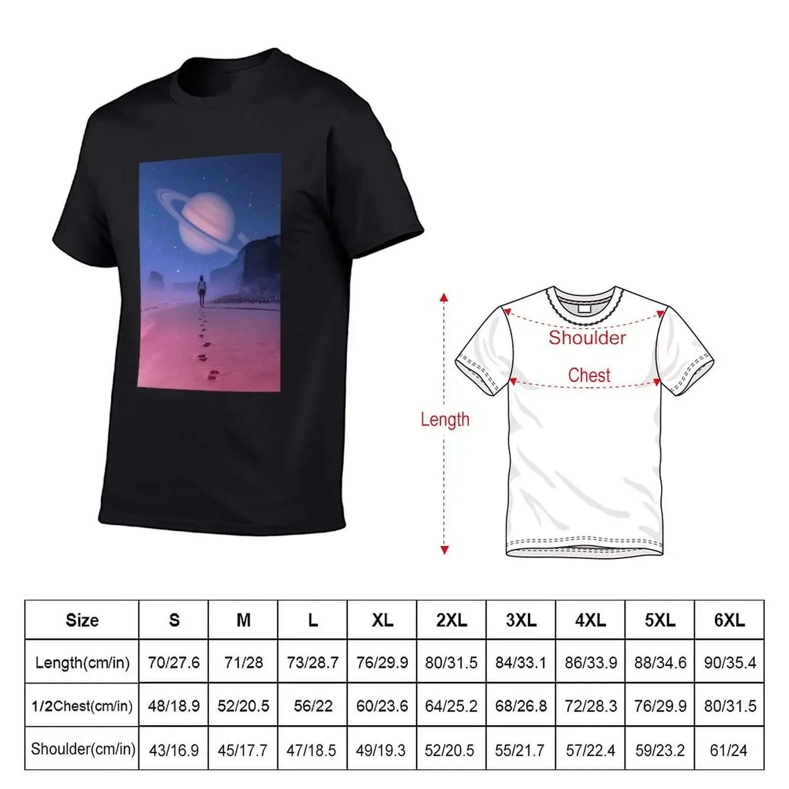 Glimpse of a Dream T-Shirt summer top anime vintage clothes mens cotton t shirts