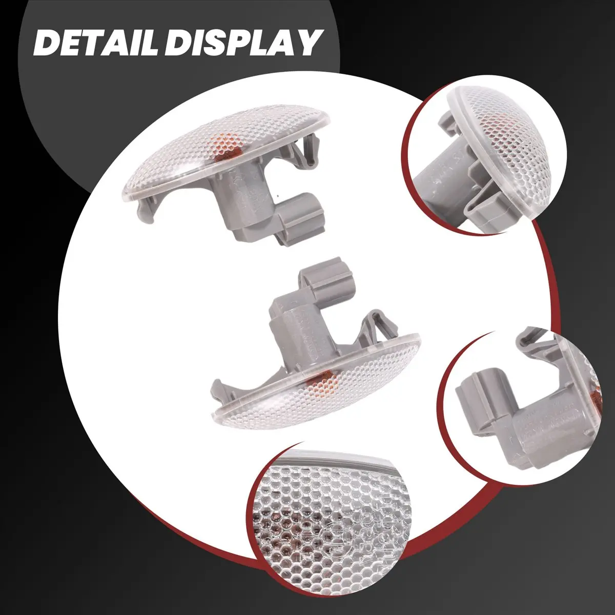 #09D (White)Car Turn Signal Light for Fender Lights for Toyota Corolla 2006-2013,Automotive Parts & Accessories