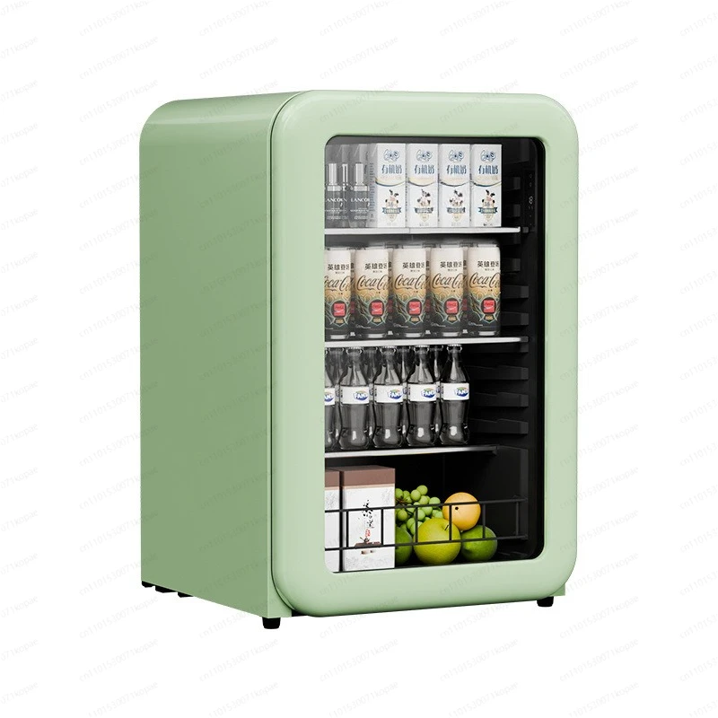 Wine cabinet Ice bar Freeze refrigerator Household living room Office Small beverage transparent wine cabinet
