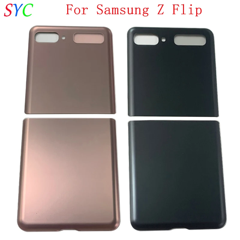 

Rear Door Battery Cover Housing Case For Samsung Z Flip F700F Back Cover Repair Parts