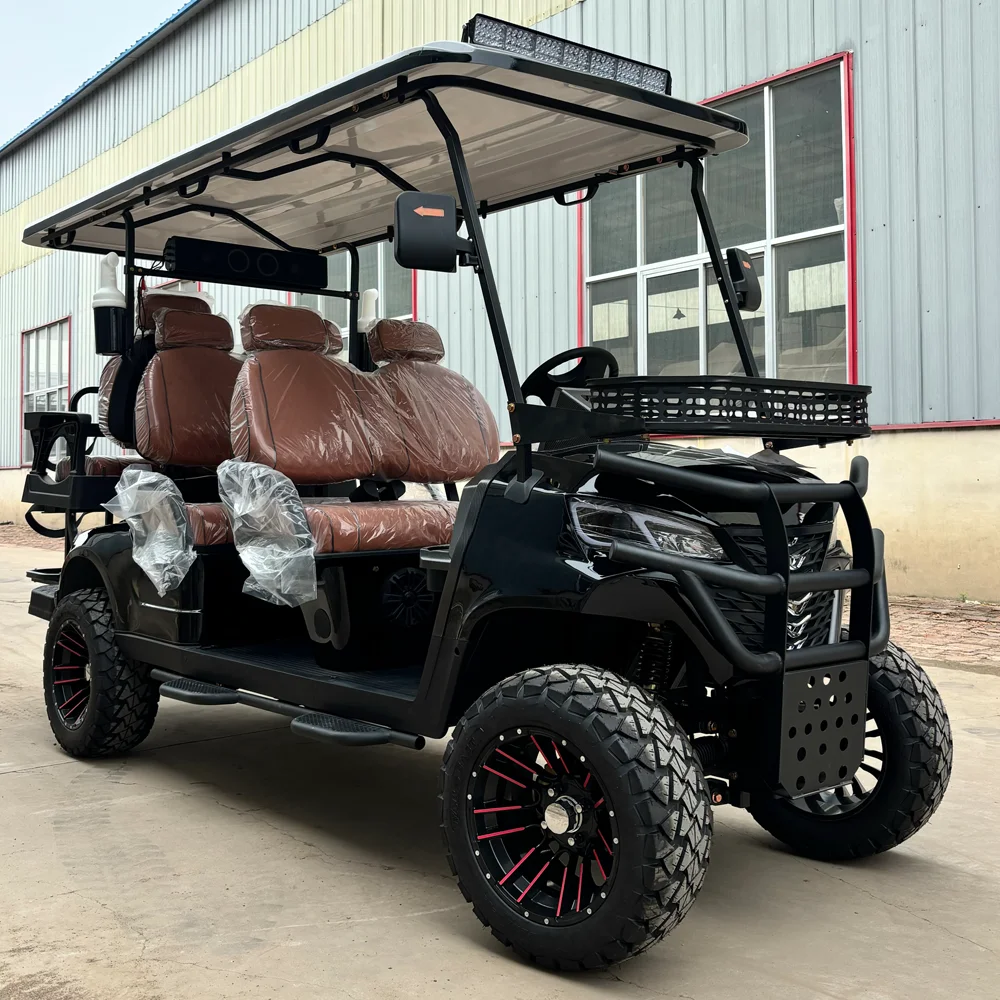 

2024 MMC Newest 4+2 6 Seater Electric Carts Utility Vehicle Off Road Buggy for Sale 4000w 5000w Golf Carts Electric