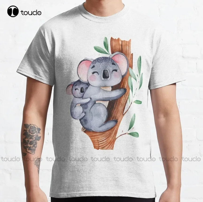 Just A Girl Who Loves Koalas 8 Classic T-Shirt Men Tshirts Custom Aldult Teen Unisex Digital Printing Tee Shirt Xs-5Xl