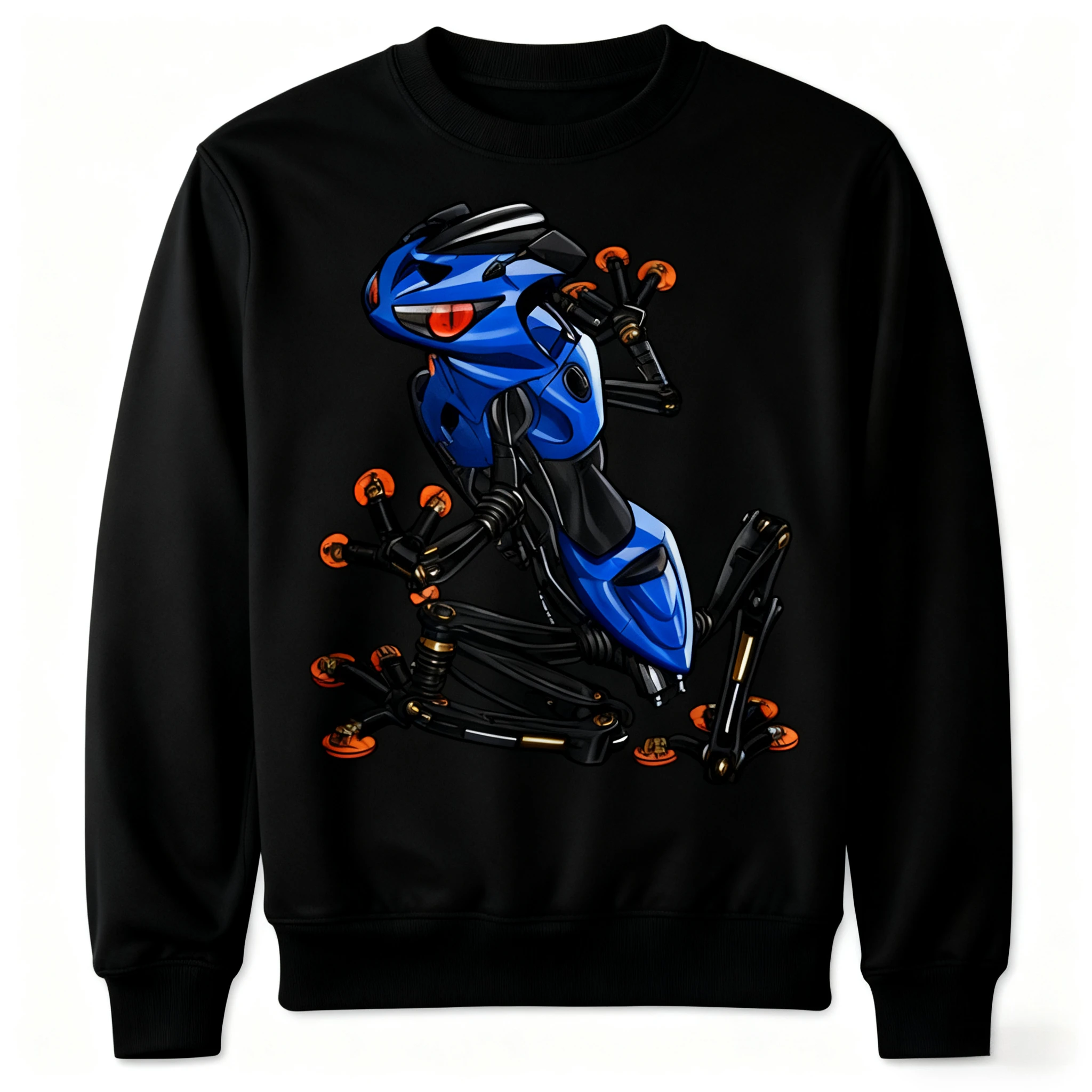 

The new trendy KawASAKI ZX6R 05-06 printed round-neck sweatshirt for men and women in the autumn and winter of 2025
