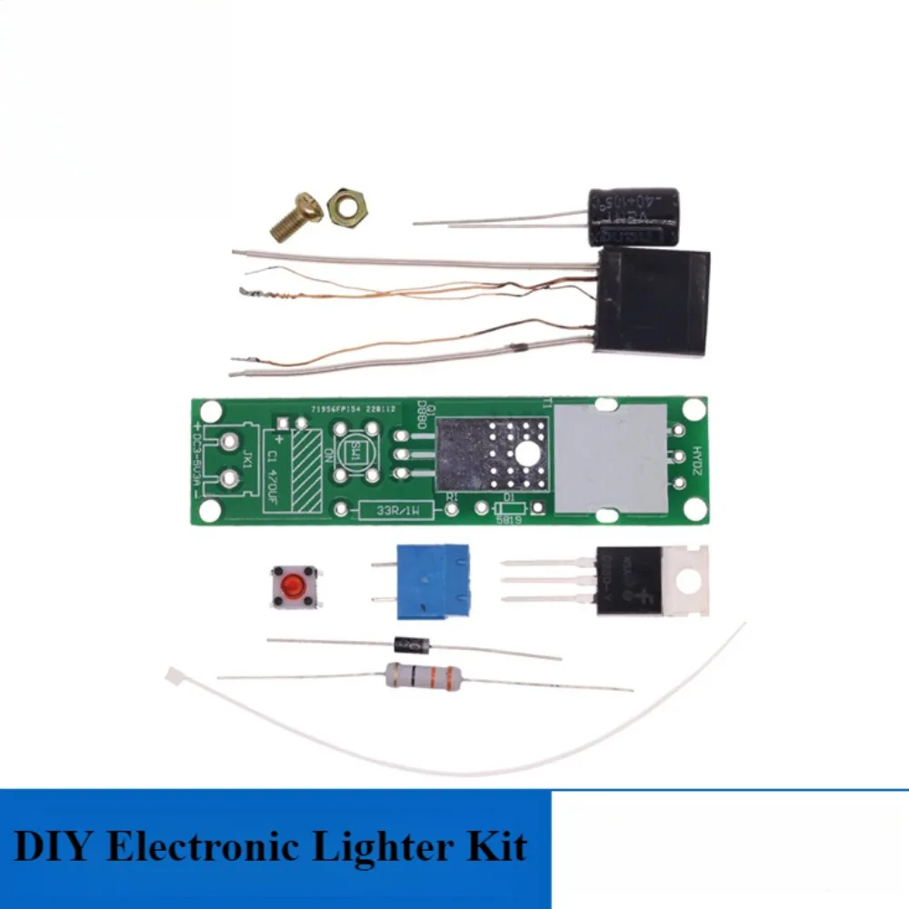 

High Voltage Arc Lighter DIY Kit Electronic Ignition Module Soldering Practice Circuit Board Project