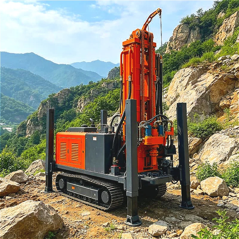 Dual Purpose Water Gas Well Driller Mechanical Top Drive Split Flow Hydraulic Tech Customized for Oil Gas Groundwater Extraction