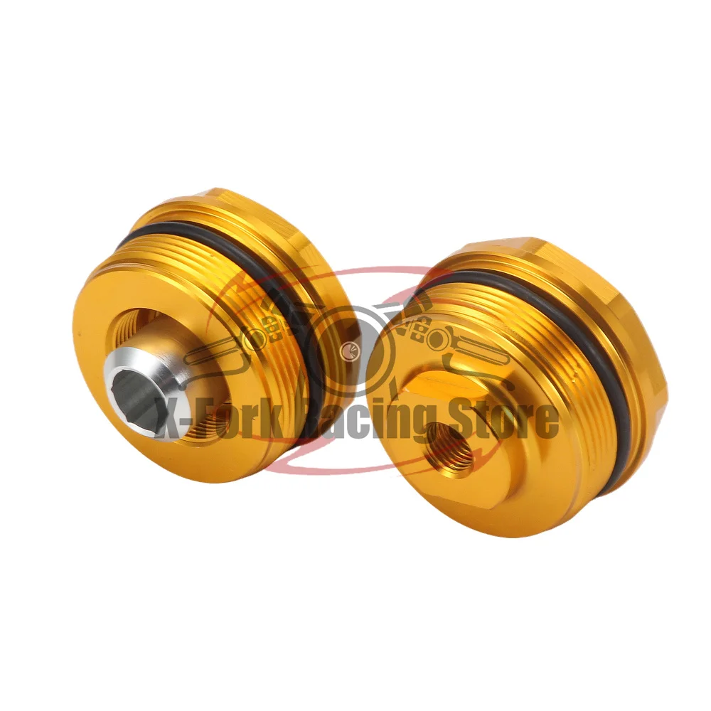 

Preload Fork Caps Cover Fork Bolts For Kawasaki ZX400 Ninja ZX-4R ZX-4RR 2023-2024 ZX400 2025 11065-1372 Gold Pair