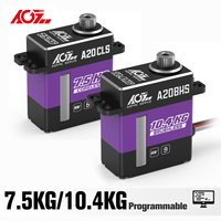 AGFRC A20CLS A20BHS 7.5KG 10.40KG HV Programmable Mini Micro Digital Brushless Coreless Servo For 1/24 RC Car SCX24 SCX10.3