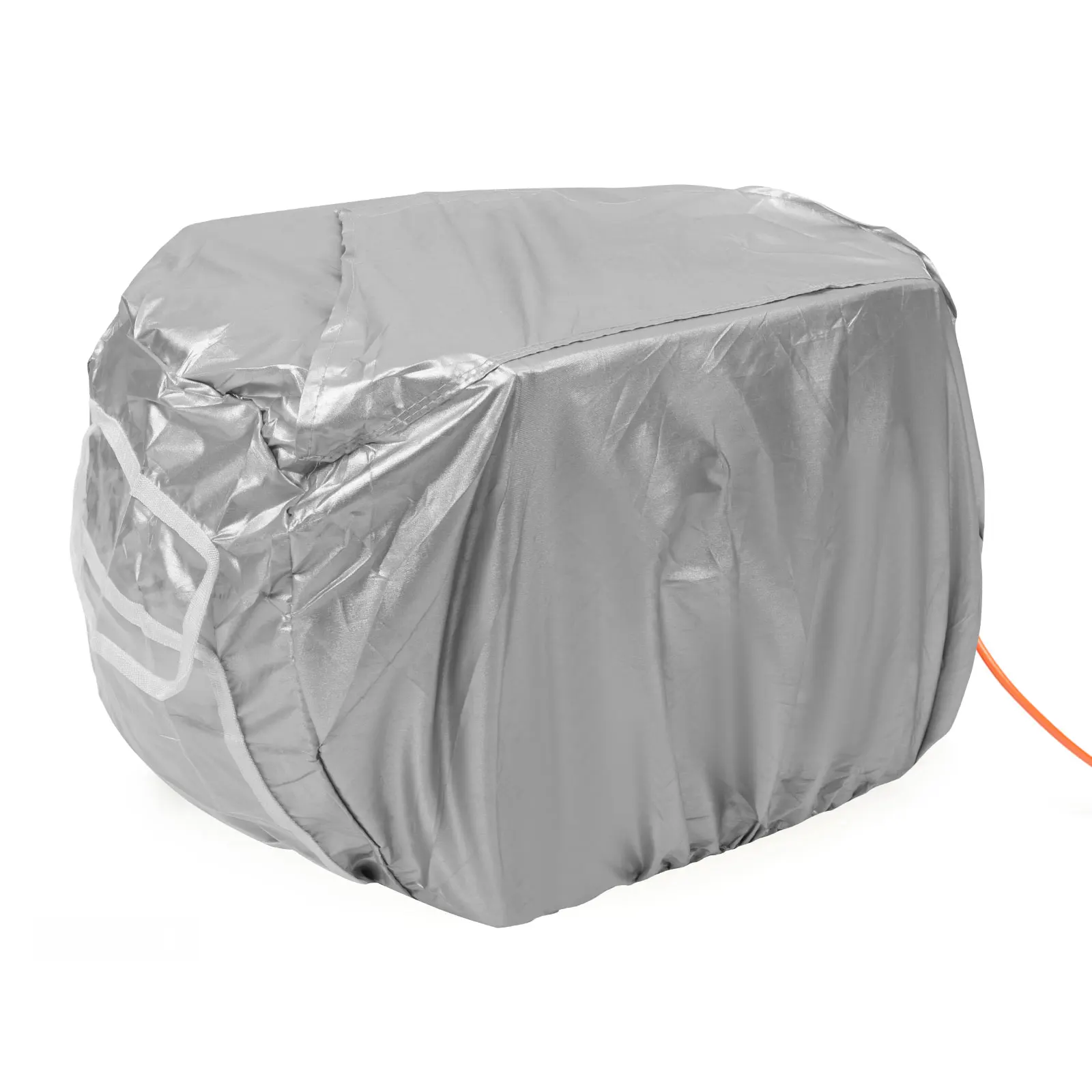 

Generator Cover Waterproof Dustproof For Portable Generator Rain Cover Heavy Duty Silver Side Pocket Outdoor Protection Covering