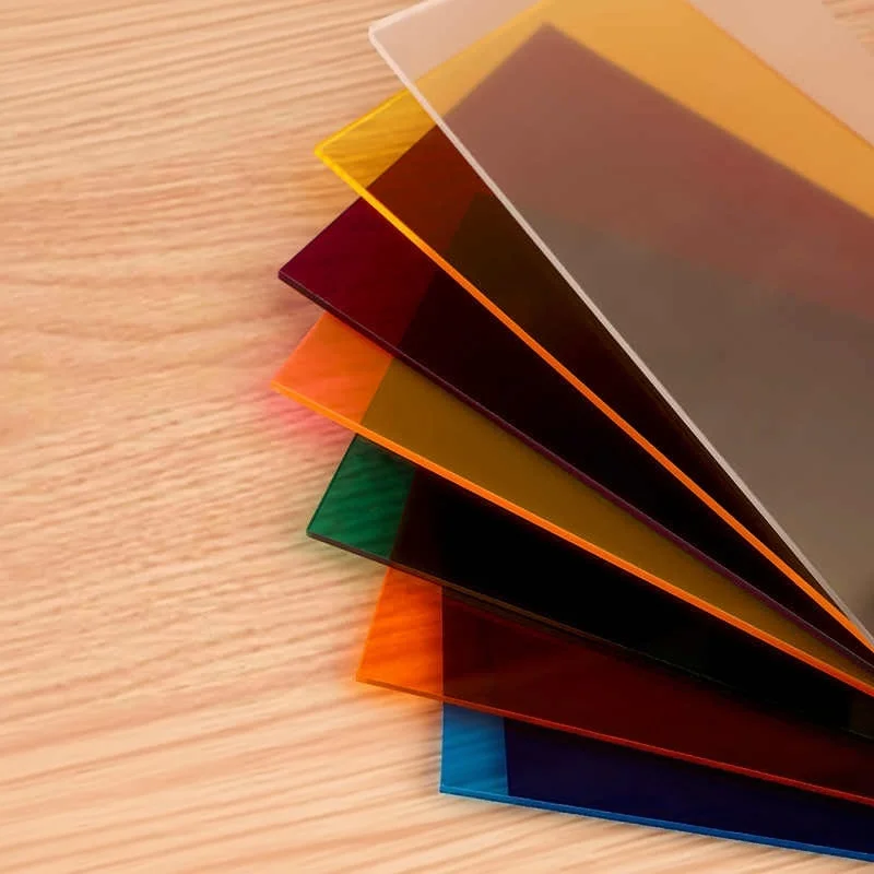 1P Thick 3/5mm Colored Semi-Transparent Plastic Board Frosted Acrylic Clean Sheet DIY Handicraft Home Decor Display Plate