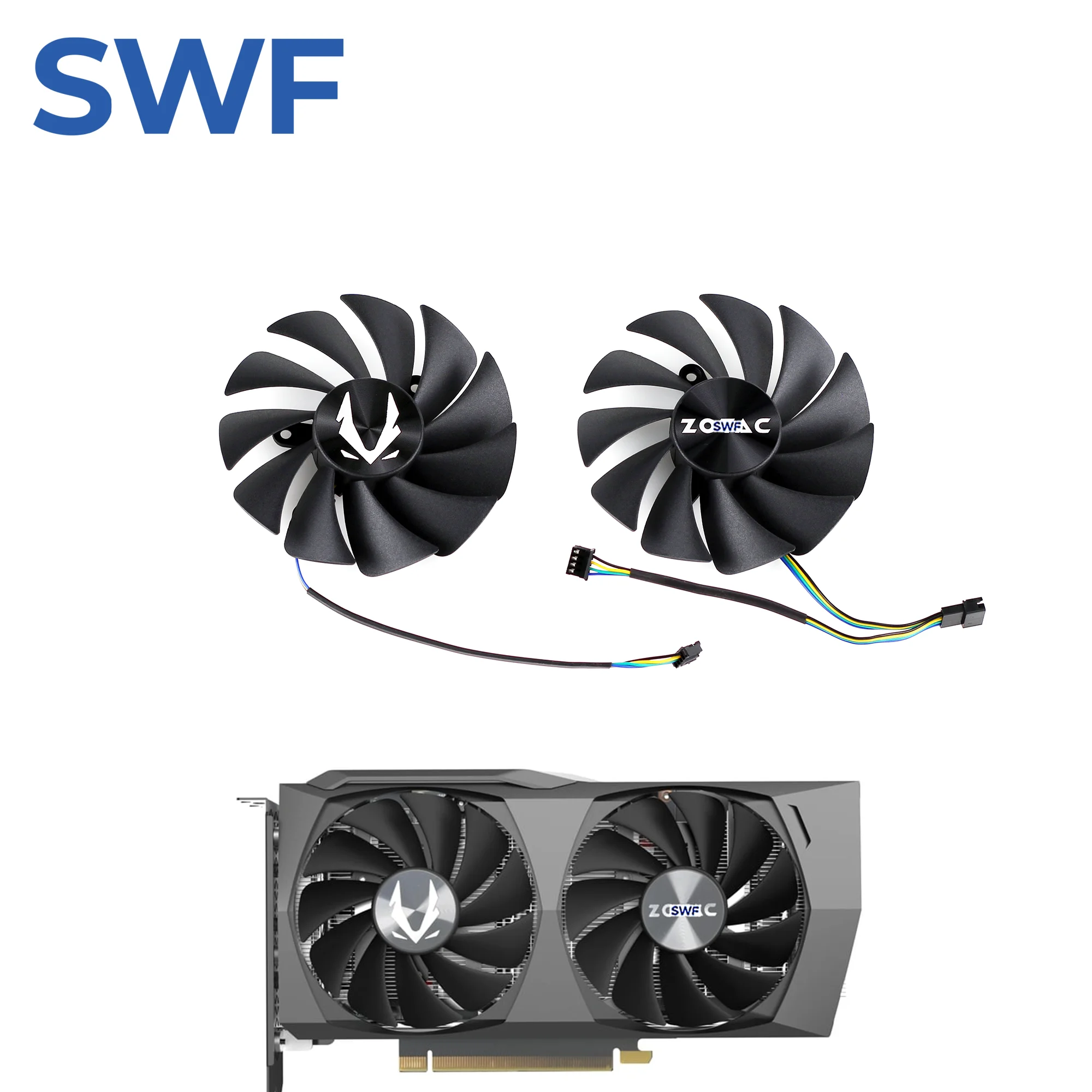 88MM Cooling Fan For ZOTAC Gaming RTX 3050 3060 Ti Twin Edge Graphics Card Cooler Fan GA92S2U GFY09215M12SPA