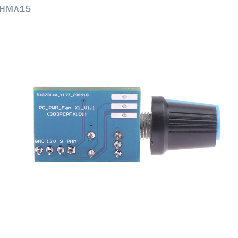 [EL]DC 12V Single Channel Fan Speed Controller PWM Speed Controller 25KHZ Motor Control With Rotary Potentiometer To Adjust 4Pin
