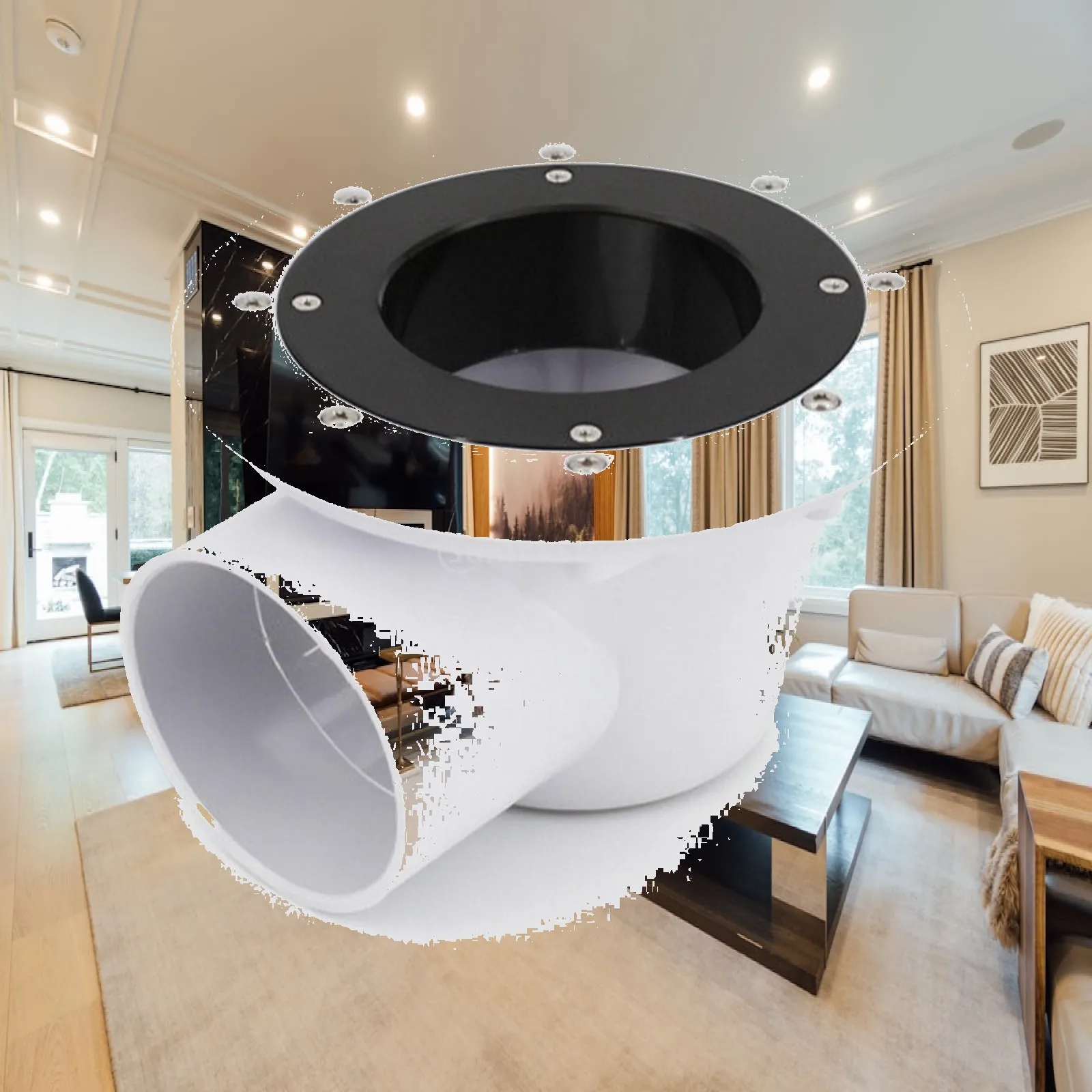 Pool Bottom Drain Long-Lasting Pool Drain Fitting with Threaded Connection Compatible Sturdy for Swimming Pools
