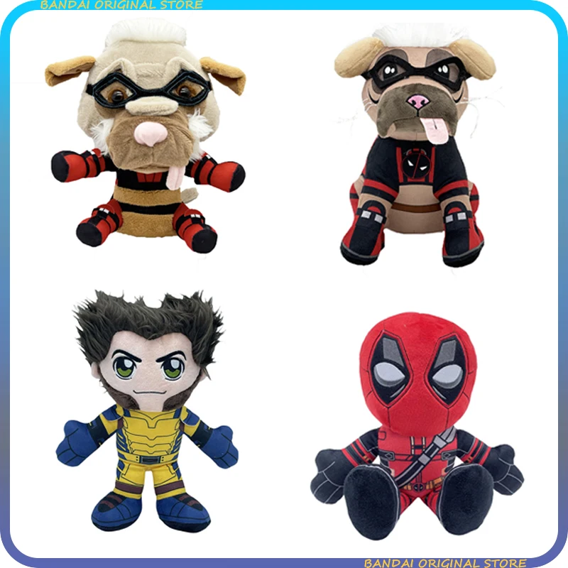 Dogpool Plush Deadpool Plushie Deadpool Wolverine Toys Wolverine Logan Bolster Pillow Room Decoration Kids Christmas Gifts