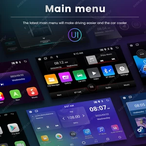 MEKEDE-مشغل فيديو للوسائط المتعددة ، CarPlay ، Wi-Fi ، BT ، Android 13 ، Auto BilRadio ، ستيريو ، 2Din ، مرسيدس بنز ، سمارت فورتو ، 451 ، 2006-2009 أفضل 6 مكبرات صوت ذكية فورتو 451 مبيع - رقم 4