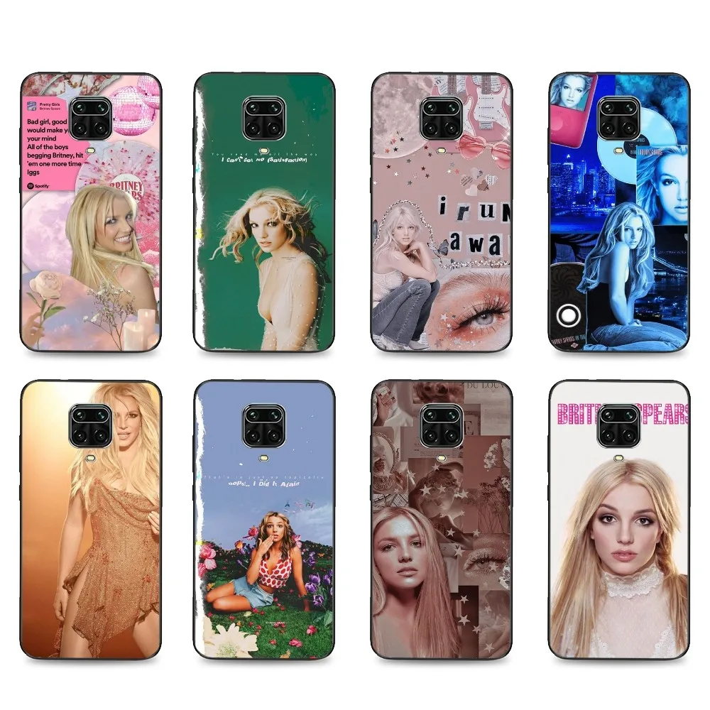 Britney Spears singer  Phone Case For Xiaomi Mi 5X 8 9 10 11 12 lite pro 10T PocoX3pro PocoM3 Note 10 pro lite