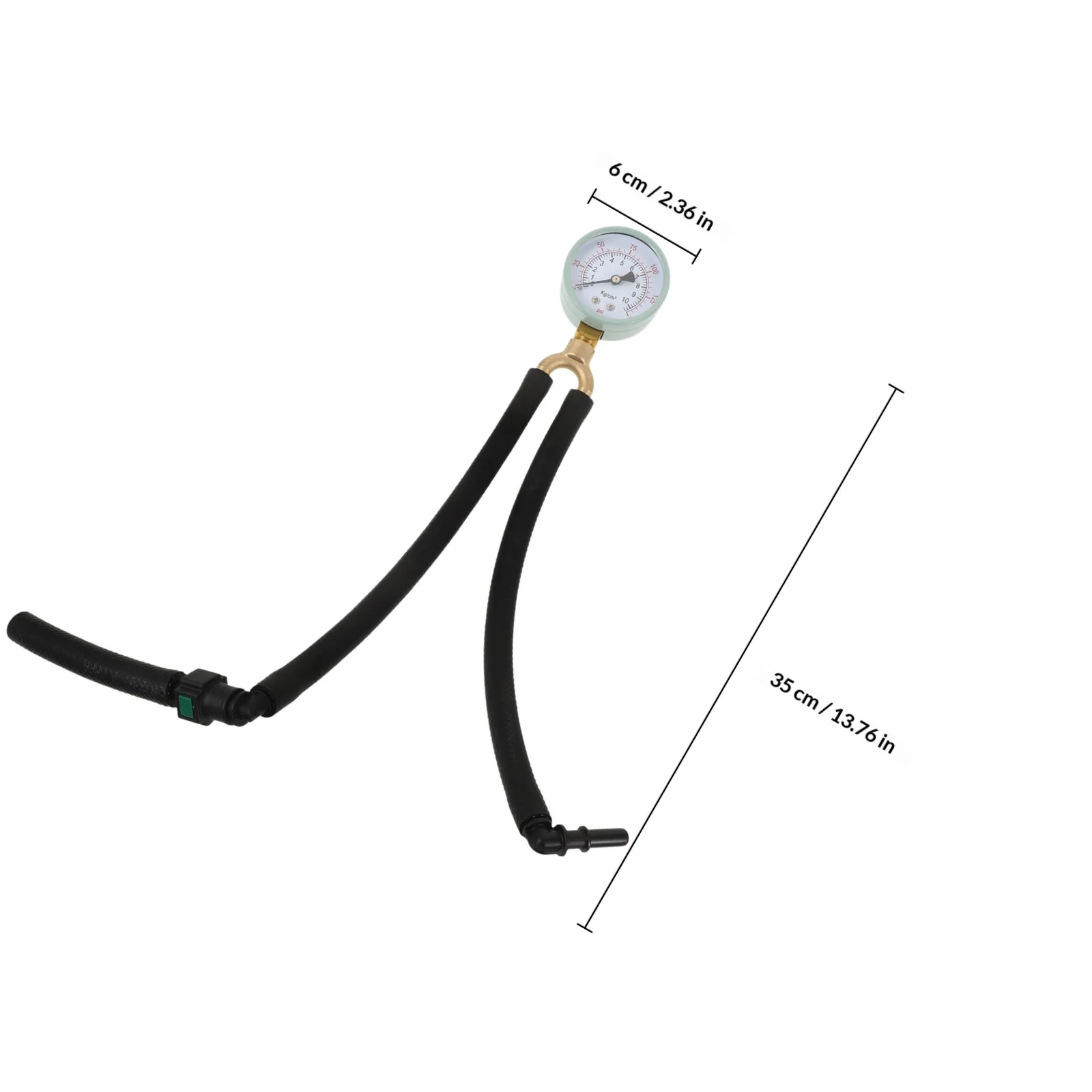 Fuel Pressure Gauge for Automotive Use High Precision Pressure Meter Easy to Use Car Maintenance Tool Multi-Function