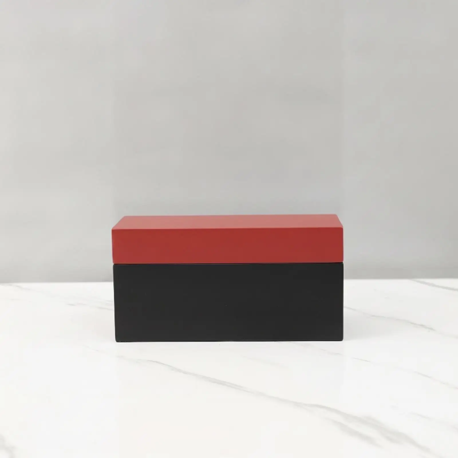 Smooth Finish Wooden Storage Box with Lid Sturdy Rectangular Wooden Box Natural