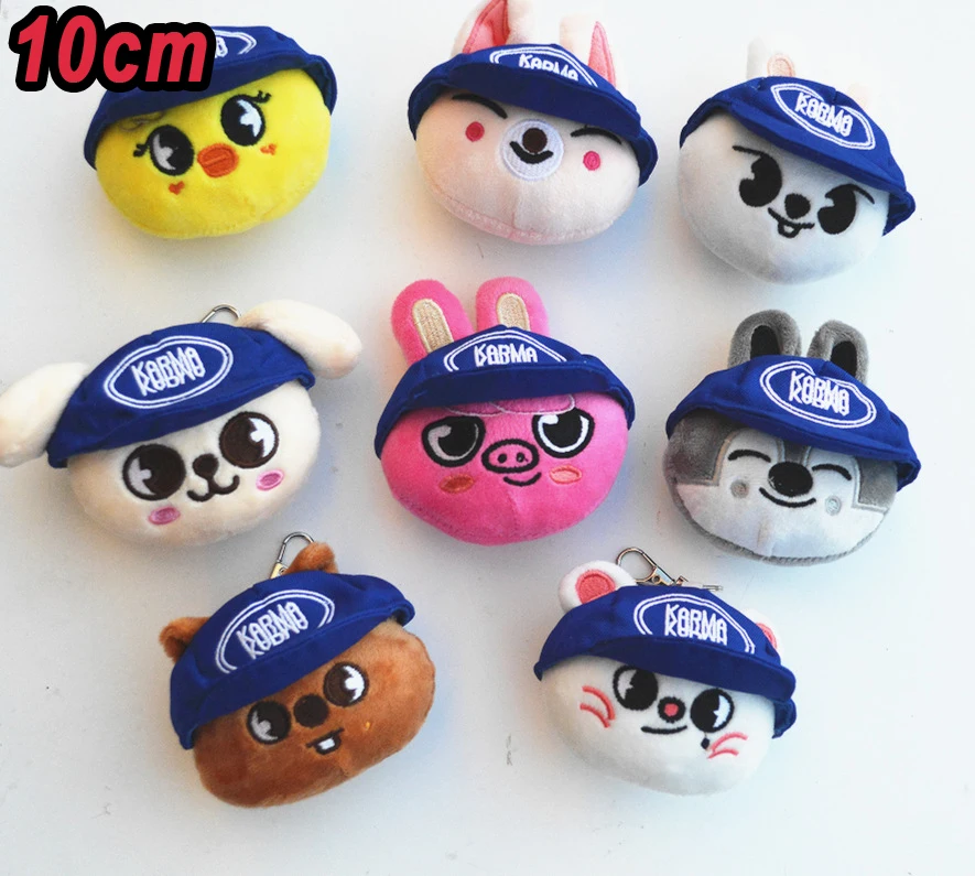 

Брелок Skzoo Karma, плюшевые игрушки, фанаты, животные, мягкие плюшевые куклы, кавайный компаньон для детей, взрослых, фанатов, подарок, декор комнаты, подарок