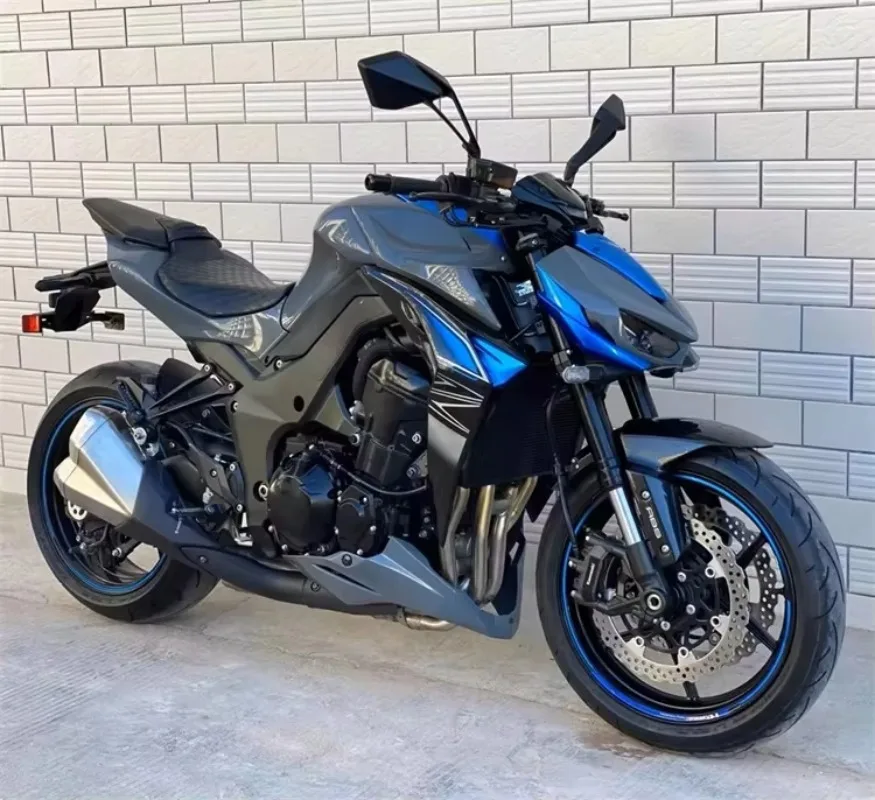 Motorbike Balap Kawasaki N19Z1000 Gaya Baru 2025, Enam Percepatan, Pendingin Cair, 400cc, 72V, Performa Tinggi