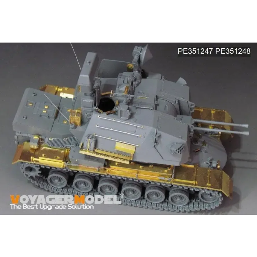 Upgraded parts PE351248 Modern US M247 Sergeant York Fenders Upgrade set(For TAKOM 2160 VOYAGER