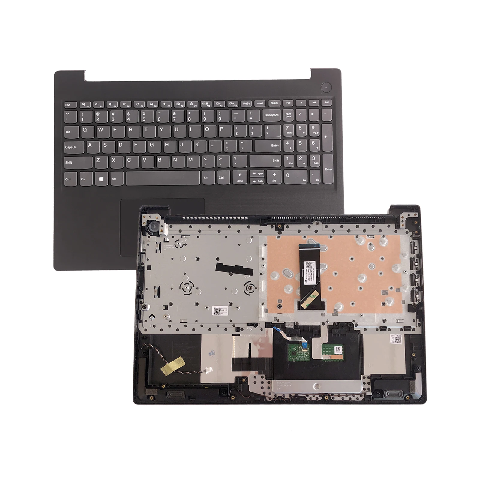 

NEW Laptop Upper case or Palmrest with Keyboard and Touchpad For Lenovo Ideapad 3 15are05 3 15IIL05 5CB0X57446 5CB1D03658