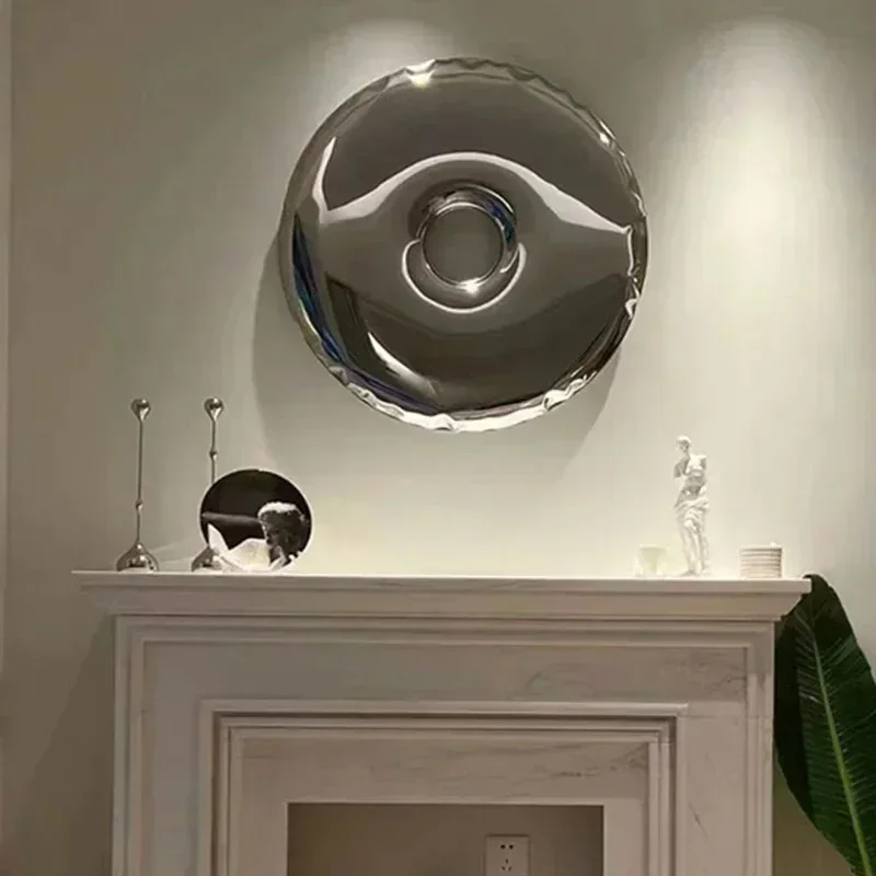 Fiberglass Villa Wall Luxury Glass Top Dining Room Hotel Lobby Easy Assembly Sturdy Durable Stable Comfortable Space Saving