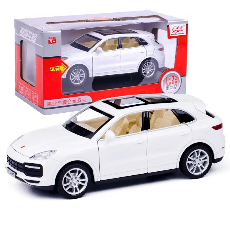 1:32 Porsche Cayenne Turbo car die-casting model simulation decoration series gifts, children\'s rebound toys A768