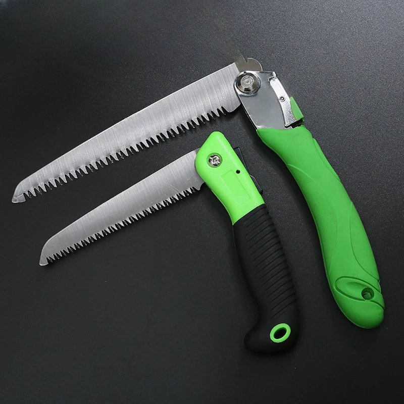 Manganese Steel Household Folding Saw Anti Rust Hand-held Hacksaw Tree Dry and Wet Wood Board Outdoor Bonsai Tools