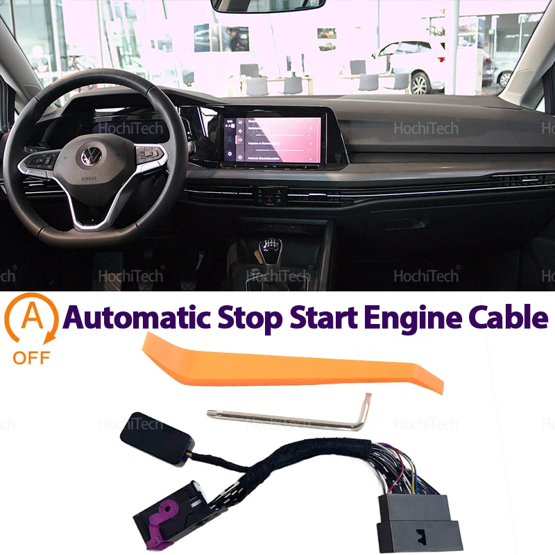 for Volkswagen Golf MK8 Golf8 CD1 2020-2023 Automatic Stop Start Engine System Cancel Off Cable Device Control Sensor Stop Plug