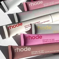 Rhode Lipstick Lip Holder Silicone Phone Case for IPhone 16 15 14 13 12 11 Pro Max Plus IPhone16 ProMax i15 Lipgloss Stand Cover