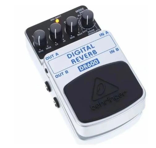 

BEHRINGER DR600 Digital Stereo Reverb Effects Pedal 24-bit high-resolution stereo reverbs for awesome sound shaping