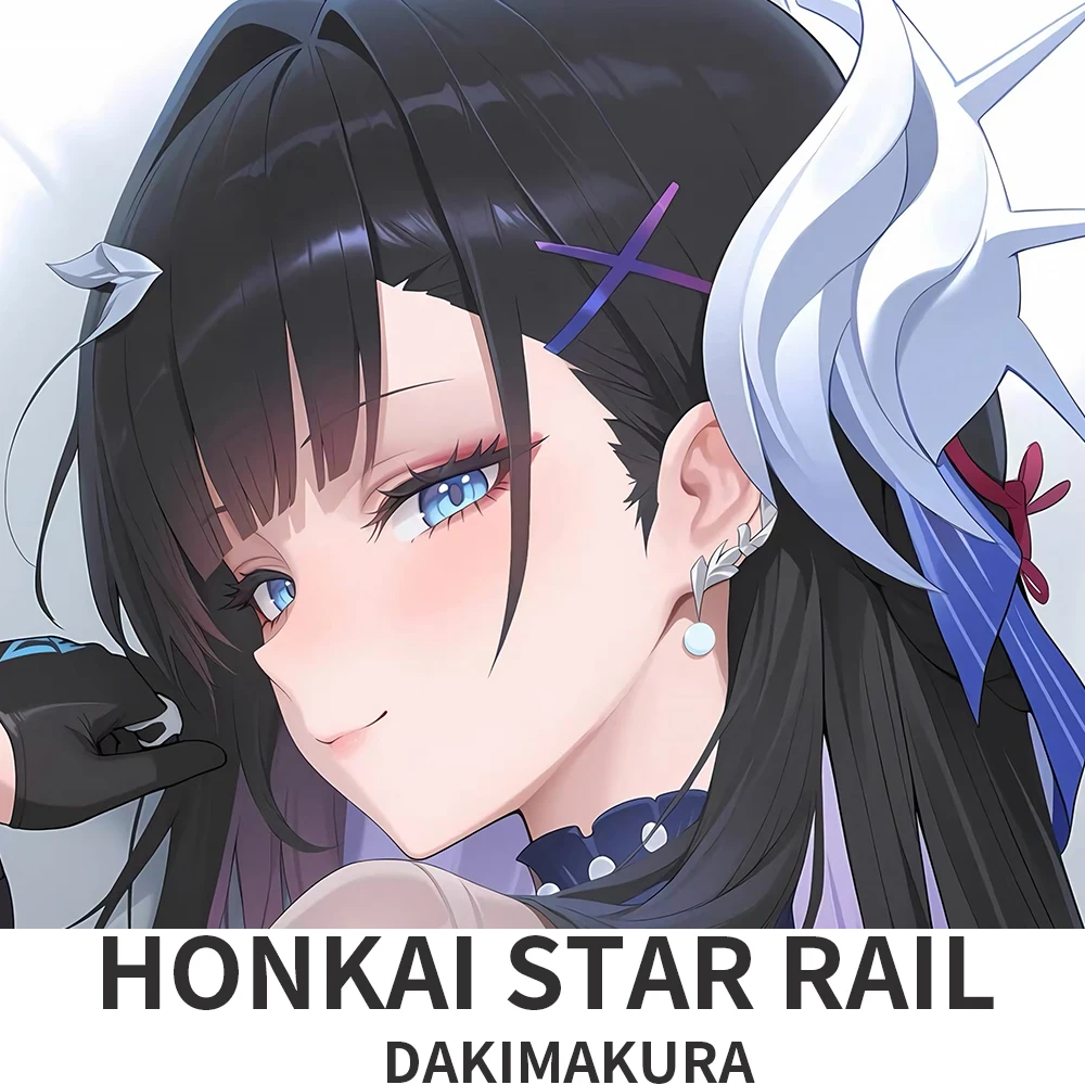 

Dakimakura Honkai Star Rail Hysilens Cartoon Figure Printed Pillowcase For Living Room Bedroom
