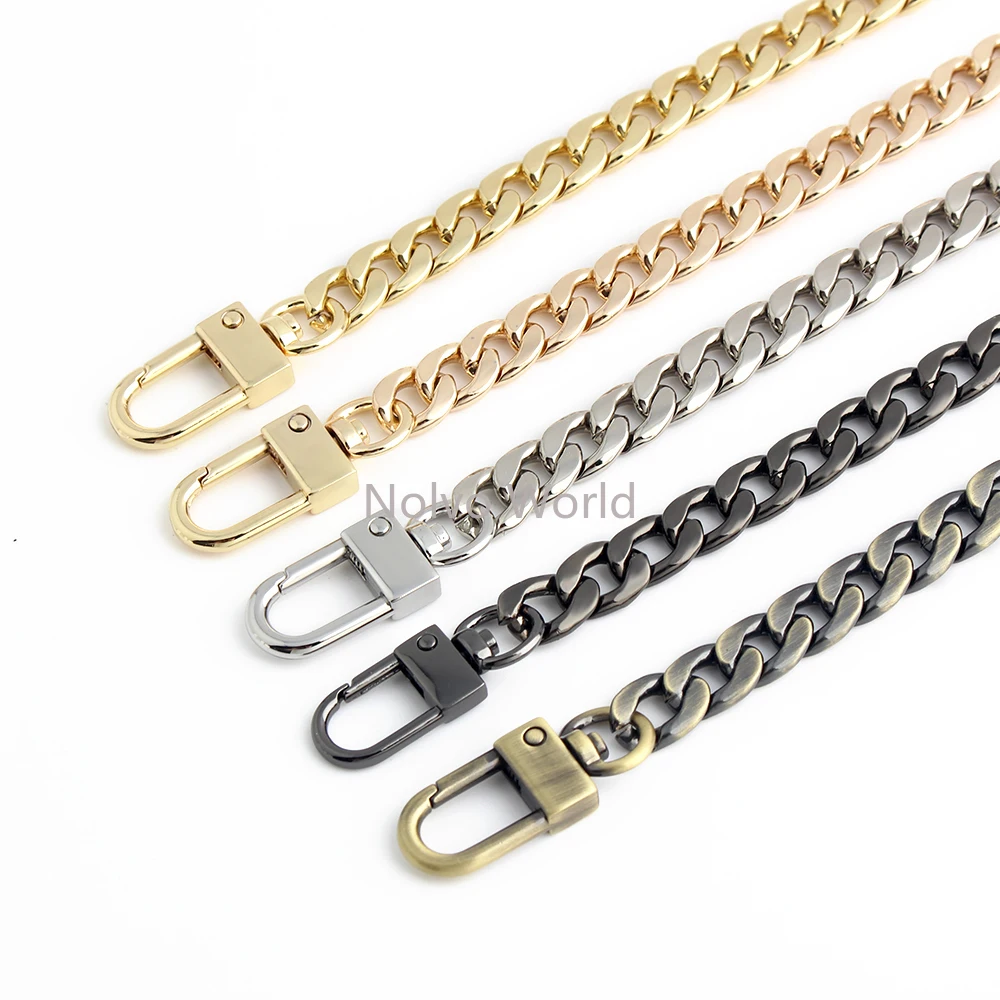 2/5/10PCS 60-100-120cm 7.5mm 10mm Adjustable Luxury Metal Bags Chain For Women Shoulder Strap Handbag Purse DIY Gift Accessories