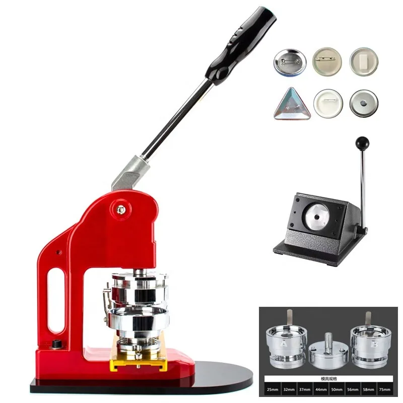 

25 мм 37 мм 44 мм 58 мм 75 мм машина для производства кнопок