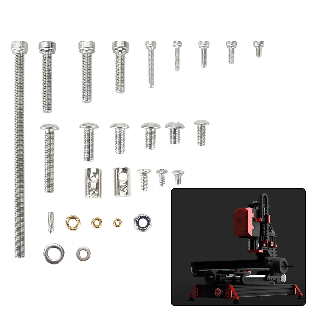 FYSETC Complete Fastener Kit DIY Project Fasteners Screws Nuts Full Kits for Millenium-Milo-v1.5 Machine