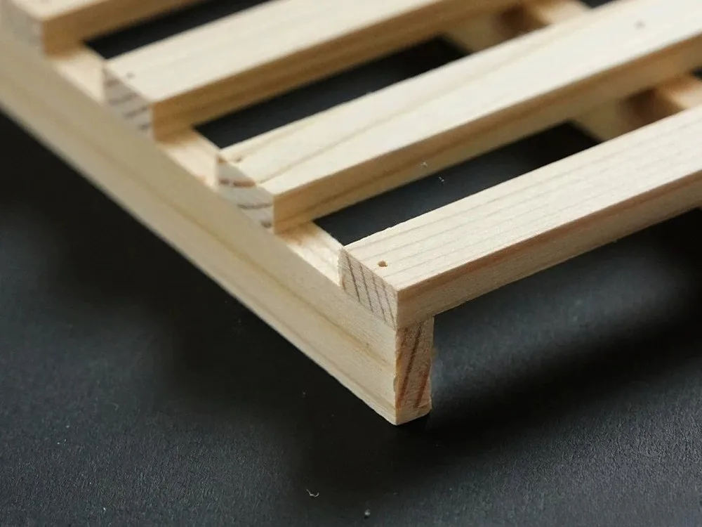 Wooden Pallet Freight Wooden Frame for Tamiya 1/14 RC Truck 1:14 RC Excavator Upgrade Accessories - view 4