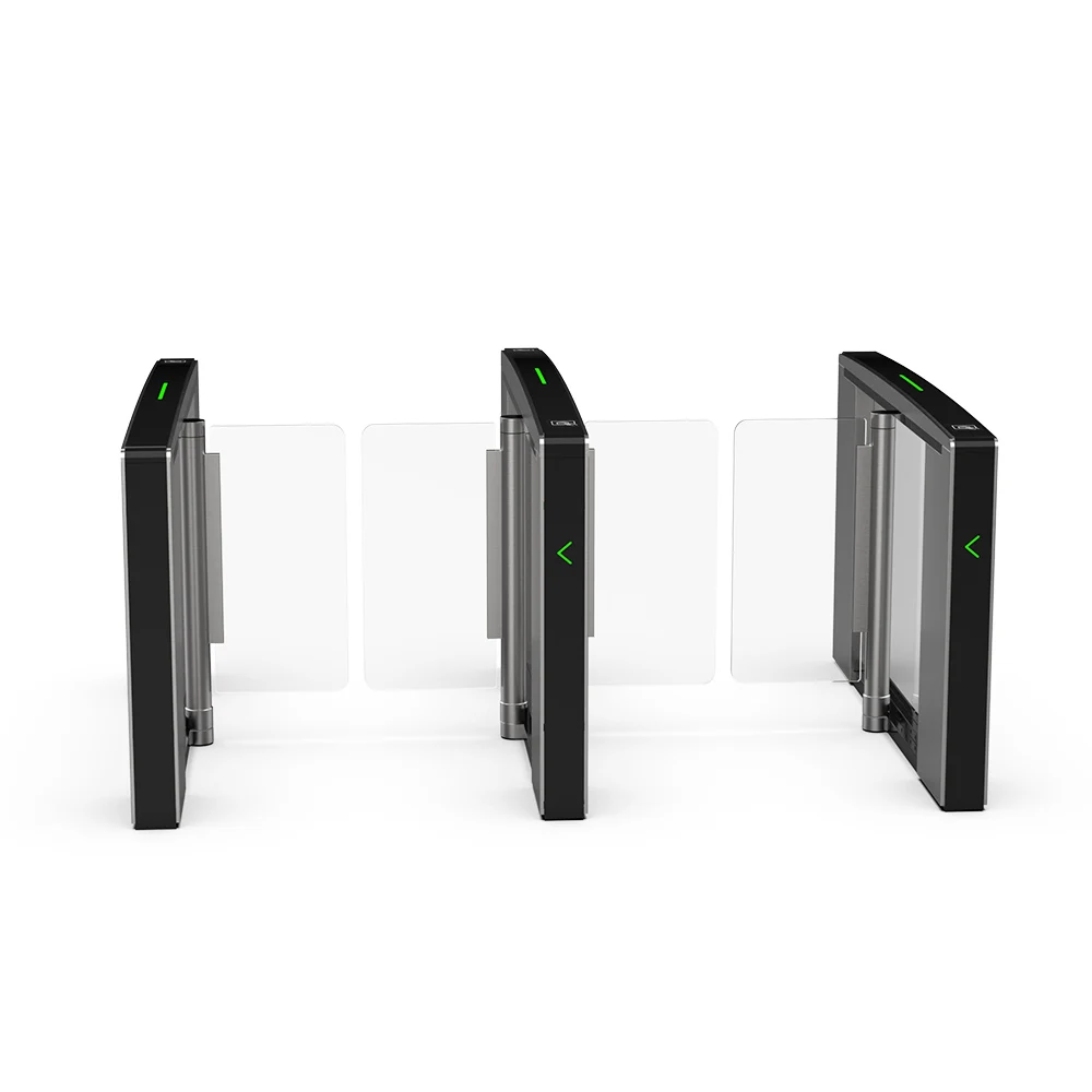High-Speed Automatic Swing Barrier Gate with RFID QR Code & Face Recognition Access Control for Turnstile System