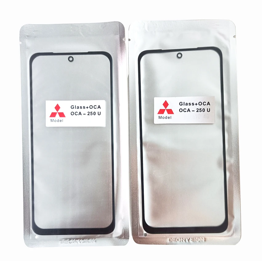 10Pcs Front Touch Screen Outer Glass OCA For OPPO A3 A3S A5 A5S A32 A33 A52 A53 A54 A55 A72 A73 A74 5G A95 Reno 4 5 6 7 SE 8 Pro