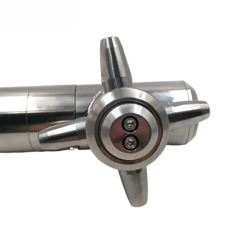 3D Spray Rotating Can Cleaning Nozzle High Impact 4 Head Rotating Can  360 Degree Cleaning