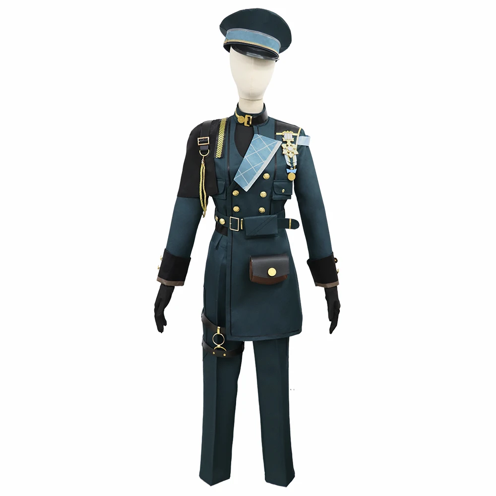 COS-KiKi Nu: Carnaval Eiden Game Suit Cosplay Traje Lindo Uniforme Militar Halloween Party Role Play Outfit Personalizado Qualquer Tamanho