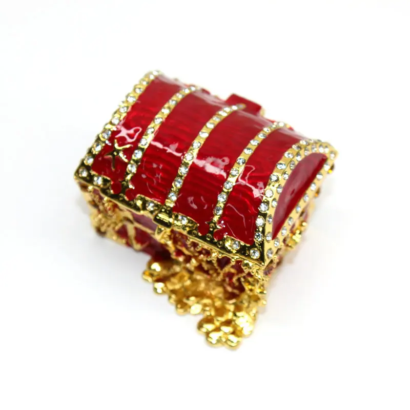 SHINNYGIFTS Handmade Enamel Trinket Box Necklace Ring Jewelry Box Collective Box