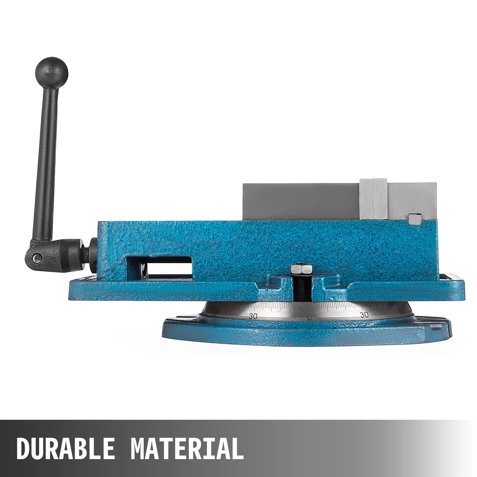SucceBuy Milling Vise 4 Inch Bench Clamp Vise High Precision Clamping Mill Vise Ductile Iron Material, 360 Degree Swiveling Base