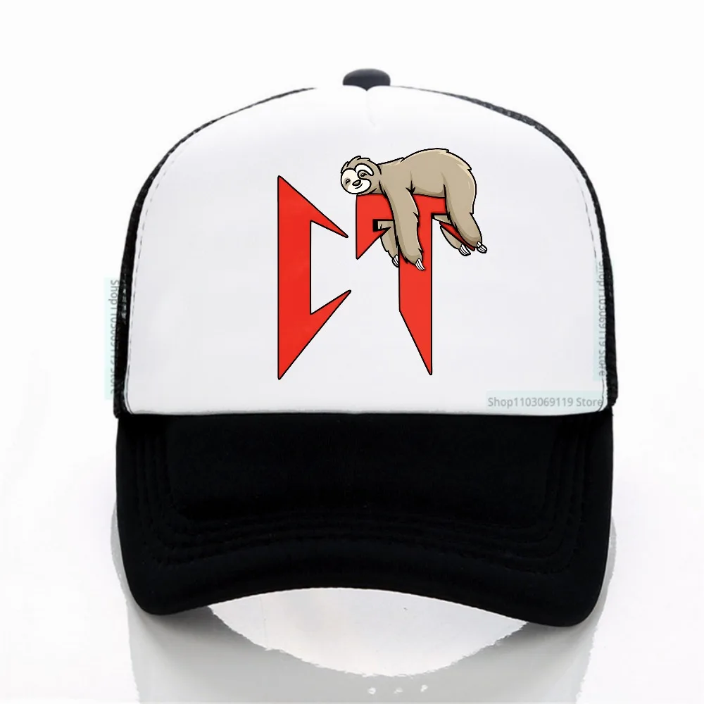 

Fashion Trucker Caps Cartoon Sloth Print Four Seasons Snapback Baseball Cap For Men Women Adjustable Visor Hat