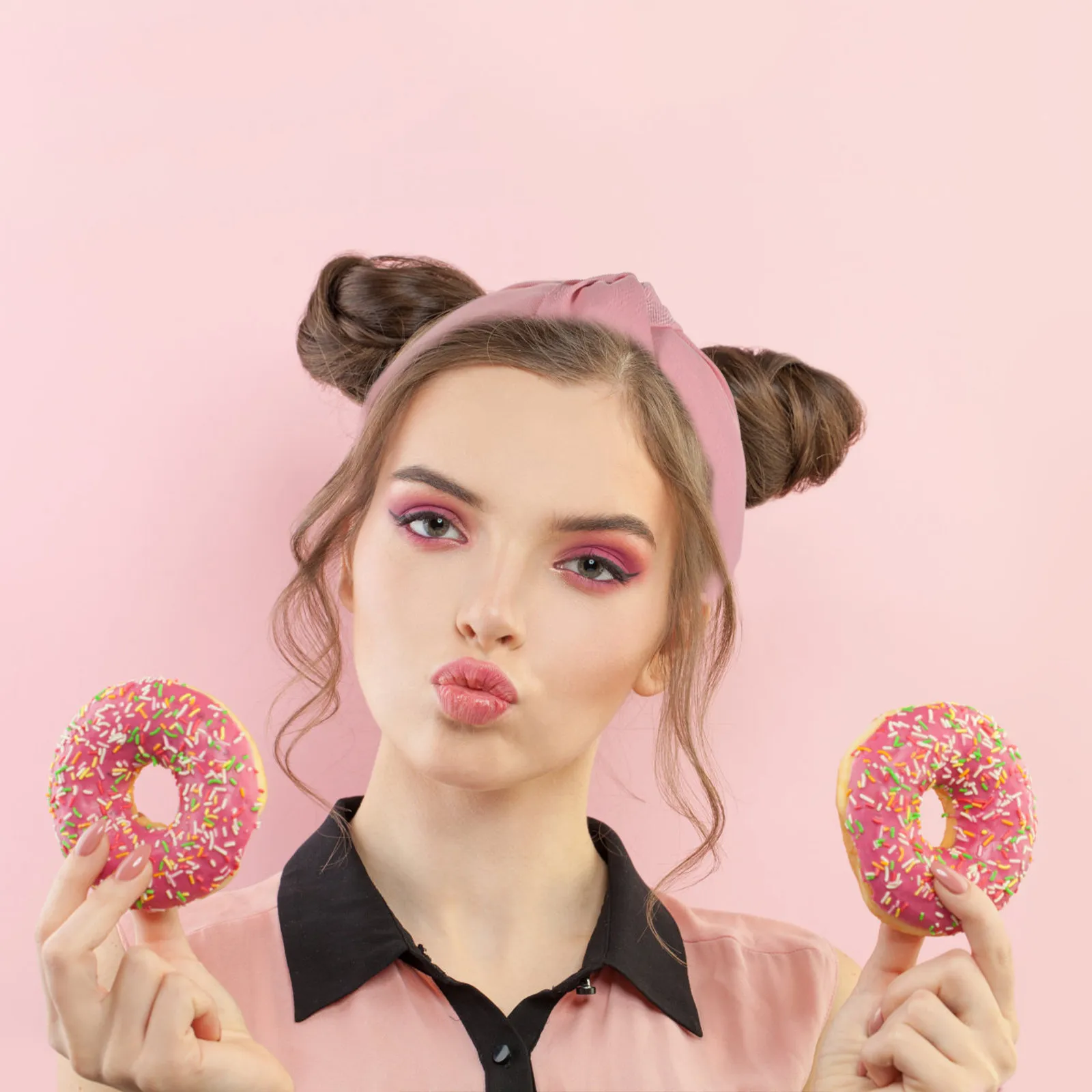 

6Pcs Knotted Headband for Women Girls Wide Twisted Hairband Decorative Elegant Stylish Lightweight Comfortable Daily Party Use