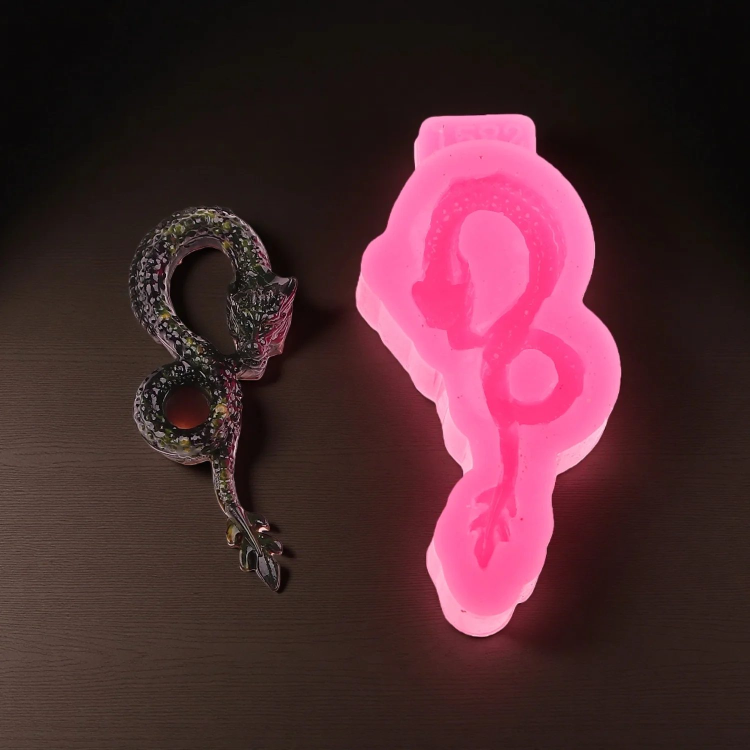 House lizard Silicone Molds Fondant Craft Cake Chocolate Sugarcraft Candy Cupcakes Mold